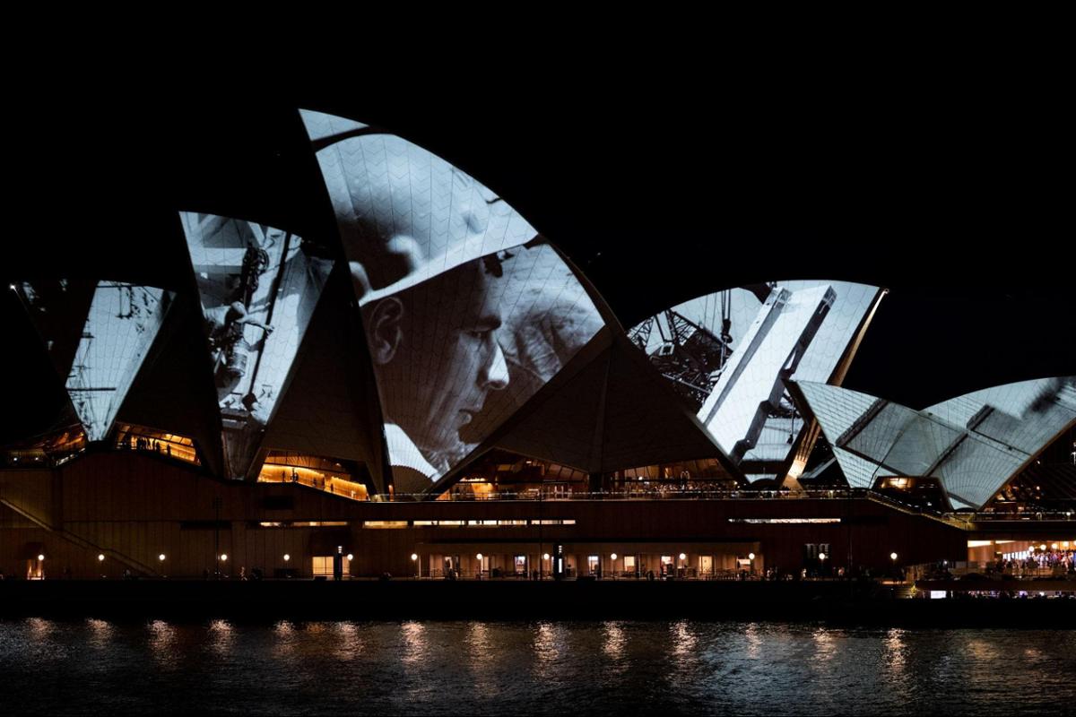 The project turned the Sydney Opera House's famous 'sails' into huge video screens / Art Processors