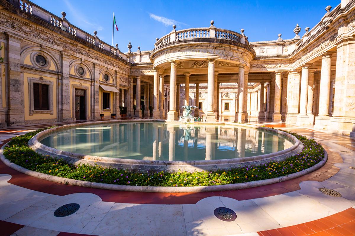 Famous for is thermal waters, Montecatini Terme is a town located in Tuscany, Italy / Shutterstock/Fabio Michele Capelli