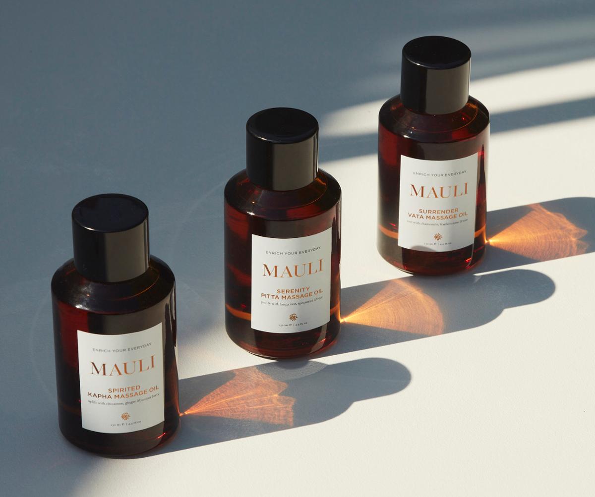 Mauli's products are inspired by the ancient Indian tradition of layering, anointing and purifying with sensual oils, healing herbs and fragrant flowers / Mauli Rituals