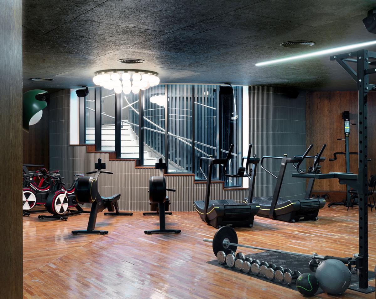 The gym at Soho House White City in London / photo: Soho House White City