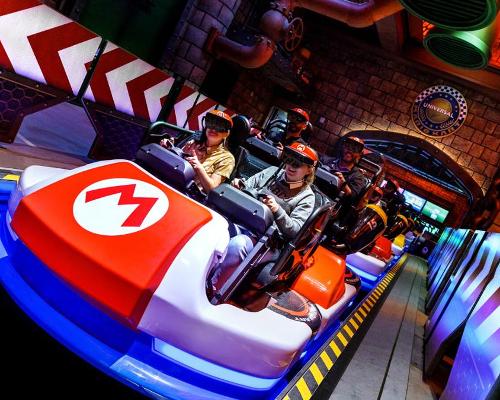 Mario Kart: Bowser’s Challenge will fuse augmented reality (AR) with projection mapping technology and actual set pieces / Universal Studios Hollywood