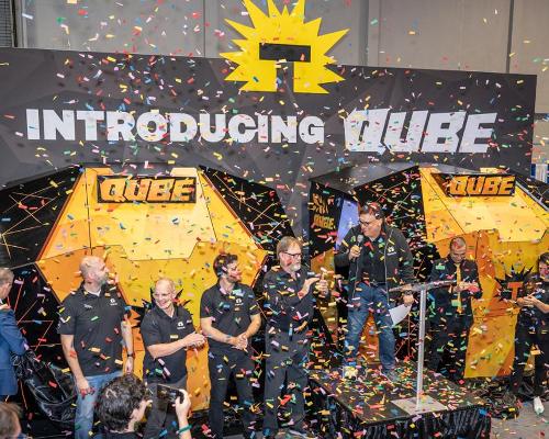 The Qube simulator was unveiled at IAAPA Expo in Orlando