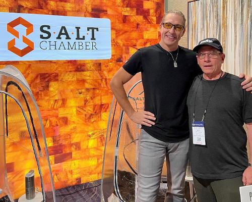Leo and Dave Asprey at the Biohacking Conference / Salt Chamber