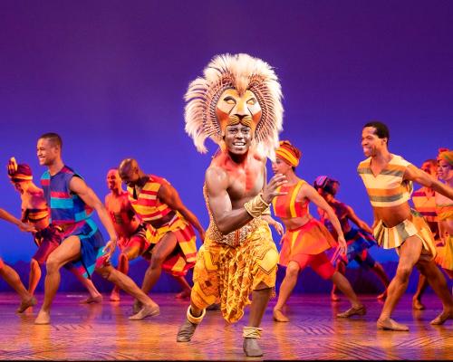 Brandon A McCall in The Lion King with casting by RWS / Photo: Deen van Meer ©Disney 
