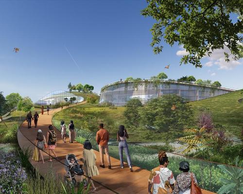 Therme's facility in Washington DC is slated to become an accessible urban retreat / Therme Group