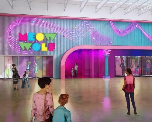 Located at the Grapevine Mills mall, the attraction was created by Meow Wolf's in-house team of artists in partnership with 38 Texas-based artists / Meow Wolf