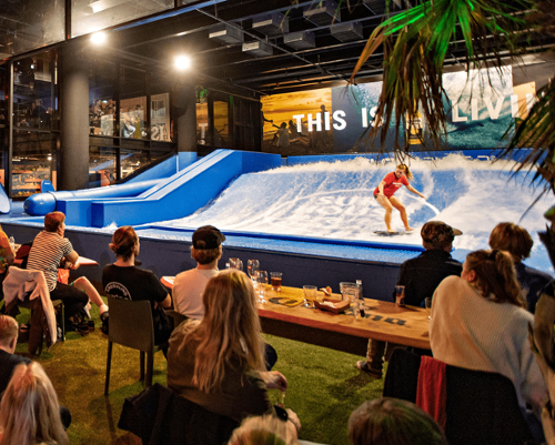 FlowRider's surf simulators offer the chance to ride waves worldwide / WhiteWater