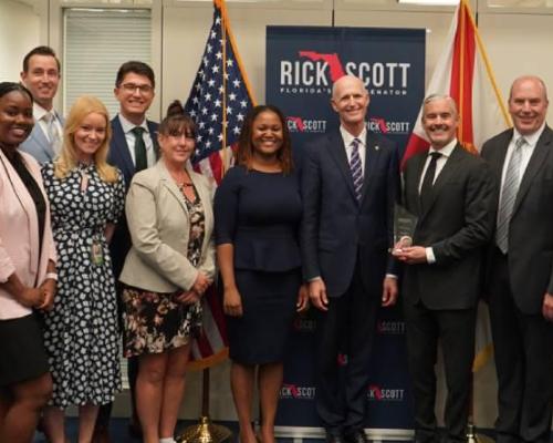 Senator Rick Scott was one of the category winners this year / Myzone
