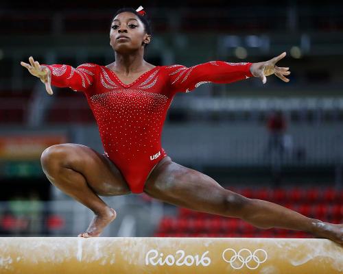 Biles is considered around the world as one of the greatest gymnasts of all time / Shutterstock/Salty View