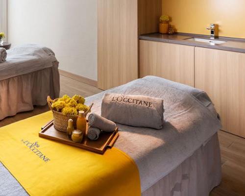 The Group owns L’Occitane en Provence which manufactures organic skincare and body products as well as operating seven hotel spas, including a location at Hilton Hiroshima in Japan (pictured)