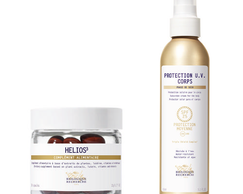 Helios3 and Protection U.V. Corps SPF 50 have joined the Solar Range
/ Biologique Recherche