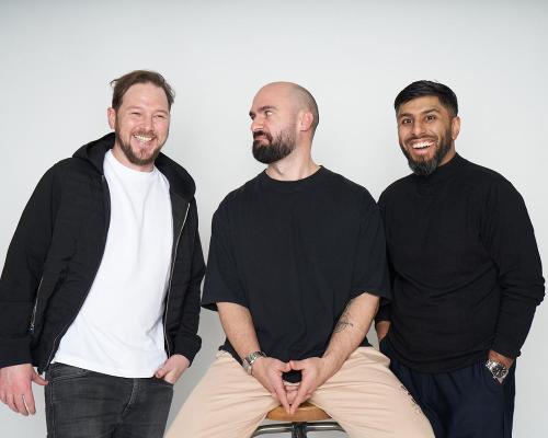 Roster founders Ollie Bell (left), Matt Warner (middle) and Nabil Hadi (right)