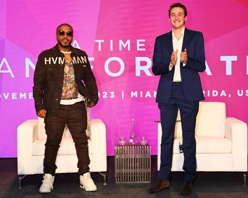 Timbaland (L) and Freddie Morross (R) have collaborated to answer the rising demand for wellness music with physiological benefits