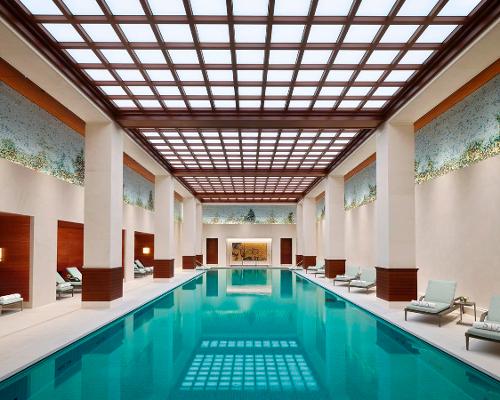 The spa was designed by US architect and interior designer Peter Marino – a creative who has also worked with Cheval Blanc, Dior, Chanel and Louis Vuitton / The Peninsula London