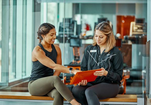 Members get close guidance on their progress / Photo: Orangetheory