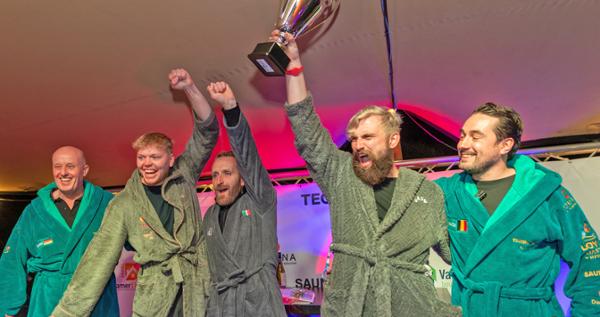 Winner Niedermair (centre) gave a moving performance on depression in adolescents / photo: Ryszard Rak