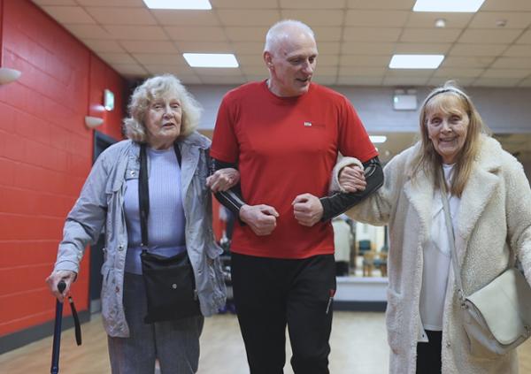 Stay steady workouts led by Colin help older people avoid falls / photo: Life Leisure