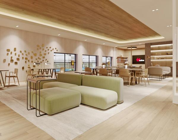 Members can train, eat and socialise in the same place / photo: VIRGIN ACTIVE