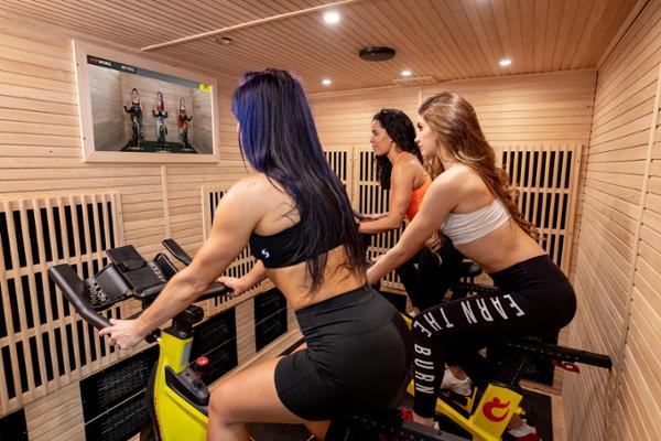 Six+ modalities are on offer, including cycling and HIIT / photo: Hotworx