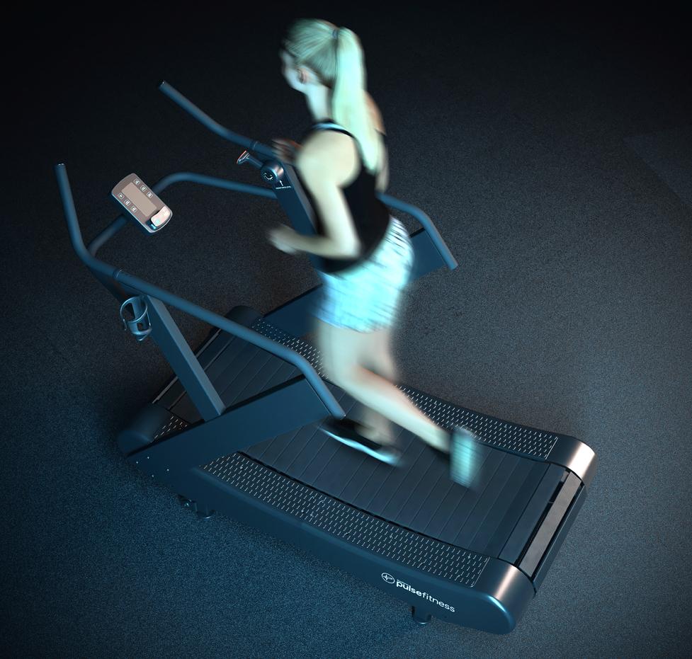 The Curved Slat Treadmill from Pulse Fitness / PULSE FITNESS 