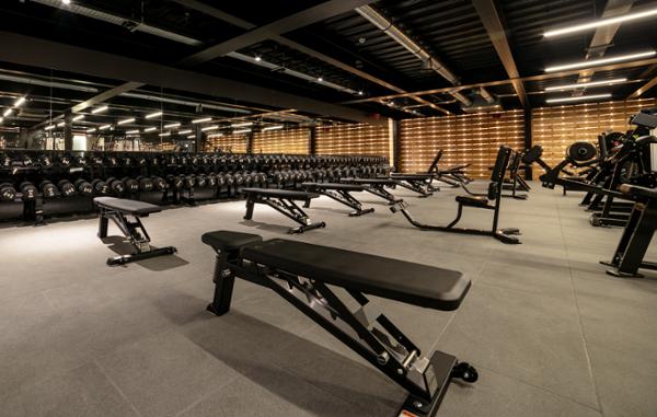 Body-building at Volt, with equipment by Hammer Strength, Eleiko and Arsenal / photo: Volt Gym
