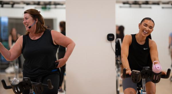 Leading a class at Active-net 2024 / photo: active insight