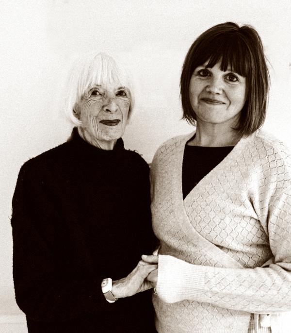 Esther Fairfax with Jenifer Kelpfer who is leading foundation of The Lotte Berk Foundation / photo: Camille Marie Bieber