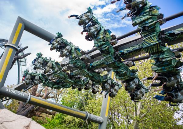 Major attractions include the Raptor wing coaster by Bolliger & Mabillard / Photo: Gardaland