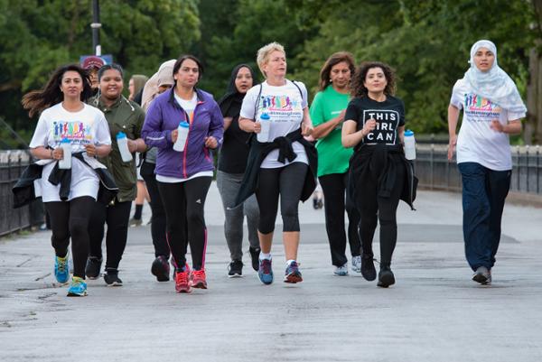Groups take part in outdoor activities as well as exercising in the wellness suite / photo: Sähëlï Hub / Ian Cuthbert