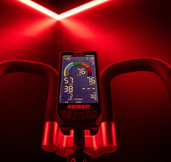 Users can switch between modes during a ride with the new Keiser M3i / photo: KEISER