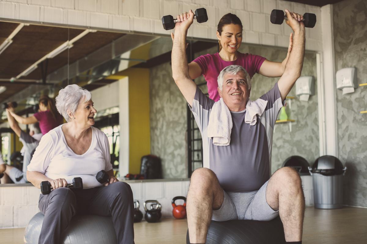 ACSM identified exercise as medicine for older adults as a major trend / Shutterstock/Liderina