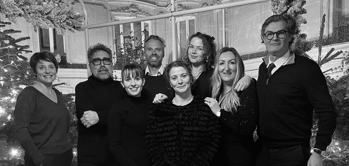 L to R: Magali Marco, Régis Boudon-Doris, Jade Brault, Christophe Alasseur, Anne-Marie Roche, Margaux Lassis, Kirsty MacCormick and Ghislain Waeyeart / bbspa_Group