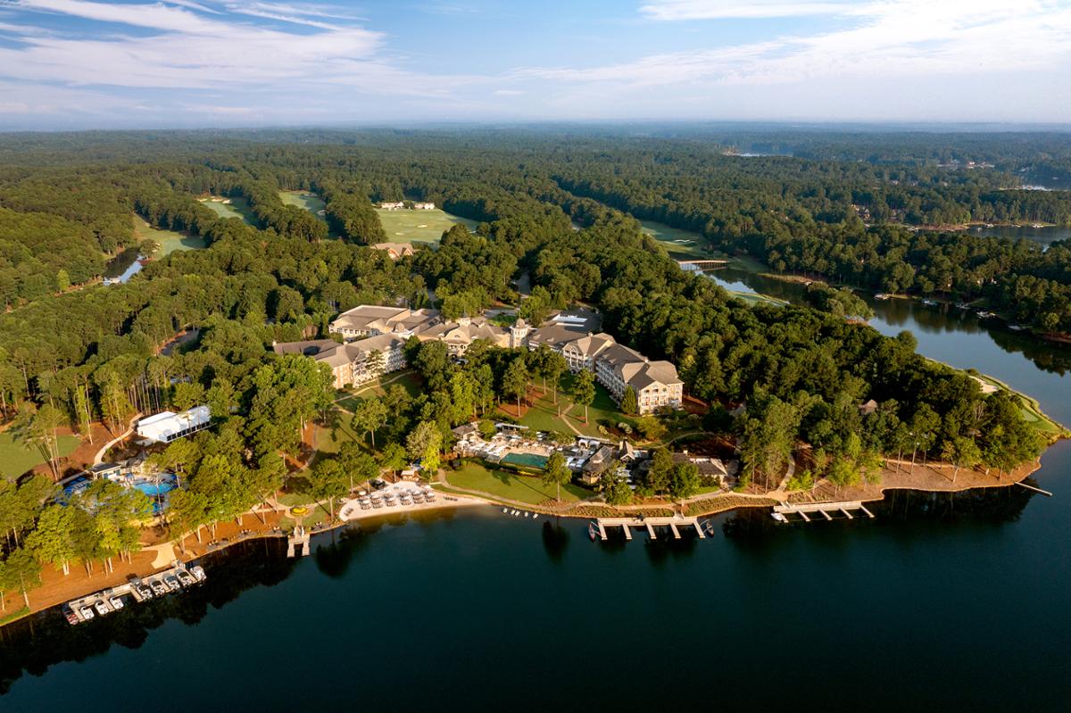 Ritz-Carlton Reynolds, Lake Oconee is a luxury lakefront resort with a range of spa, golf and dining offerings / The Ritz-Carlton