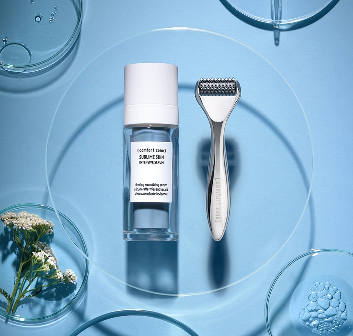 The tool is designed to be used in combination with Comfort Zone’s Sublime Skin hero line / Comfort Zone