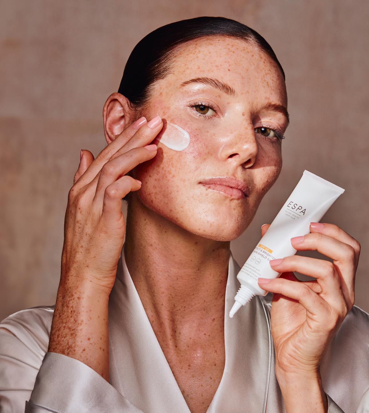 ESPA recommends either layering the SPF over moisturiser, under makeup as a primer or on its own for a blurred yet luminous finish
/ ESPA