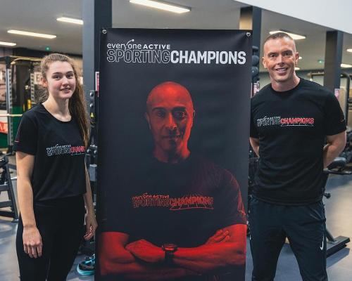 Sporting Champion Beth Sullock and Richard Kilty Credit: Everyone Active