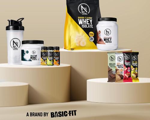 The NXT Level Sports Nutrition range is now in 450 supermarkets / Basic-Fit