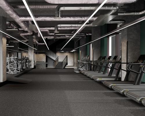The gym at Wood Wharf / ANT/Studio RHE