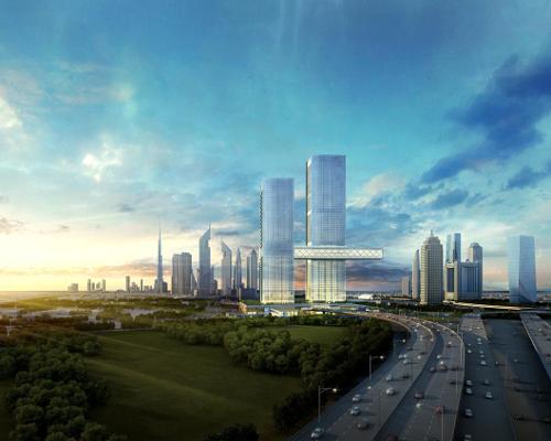 Siro One Za’abeel has two towers, joined by a sky bridge / Kerzner International