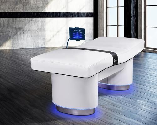 The bed is operated by a proprietary Flo-Tech II™ whisper-quiet all-electric lift system