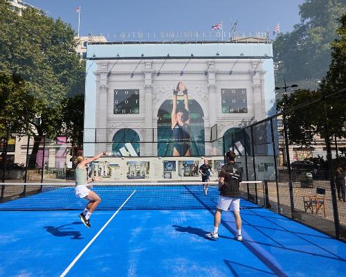 Pop-up Padel at Marble Arch / Marble Arch London BID