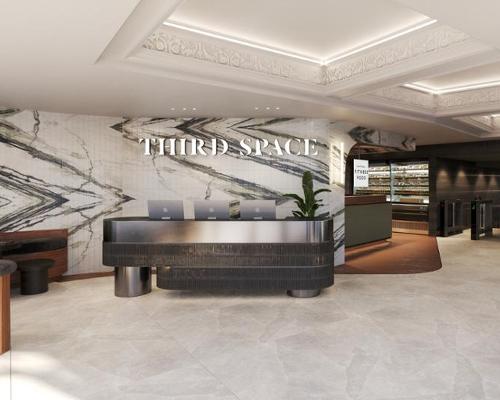 The concierge area welcomes people to the club / Third Space