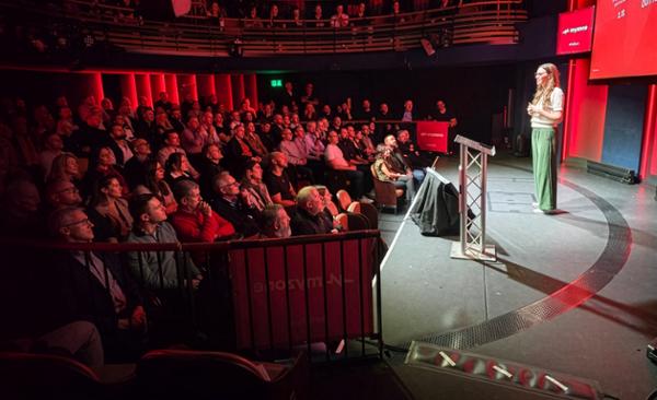 McKee presented the launch of MoTech at an event in London / Heather McKee