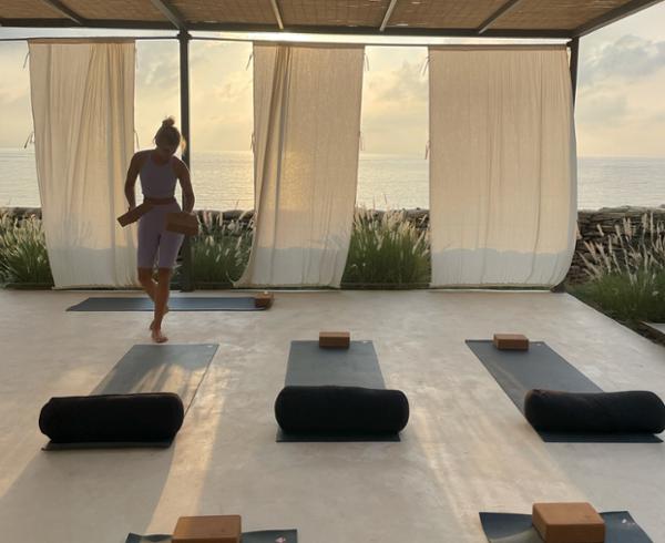 Deia Health ran a wilderness retreat at Kea Island in Greece in 2024 / photo: Deia Health / Kea Island Retreat