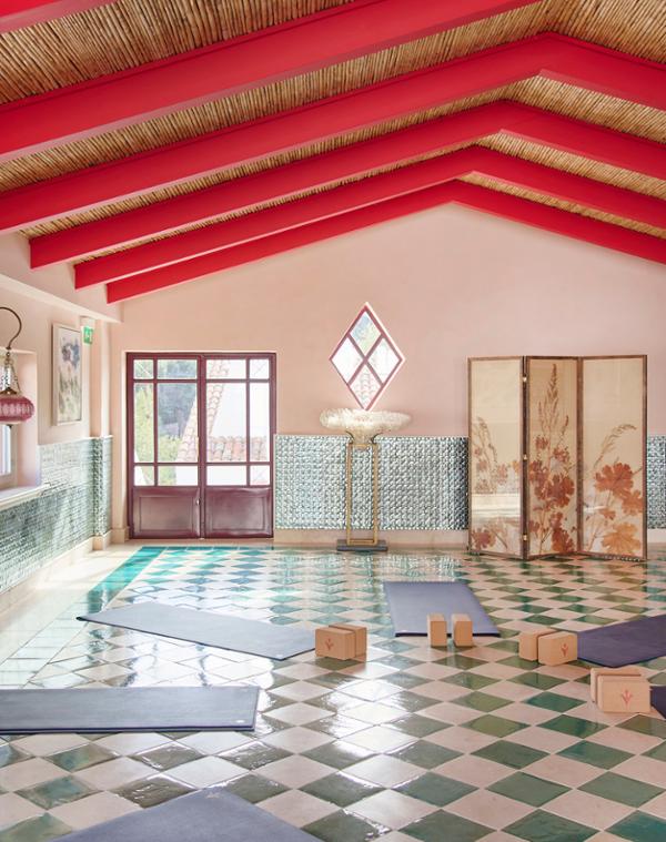 Louboutin’s signature shade of red can be seen throughout the property / Photo: Vermelho Louboutin’s signature shade of red can be seen throughout the property / Photo: Vermelho