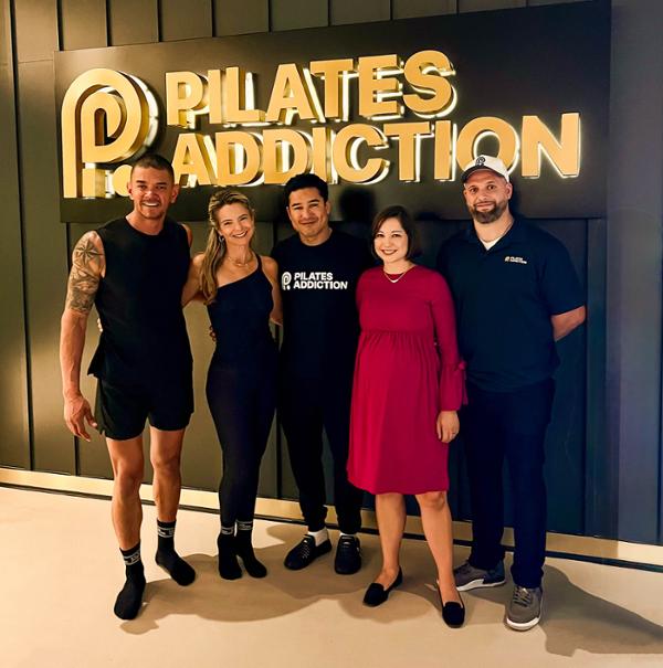 Luna has enjoyed being ‘back on the floor’ working with staff and franchisees / photo: Sequel Brands / Pilates Addiction