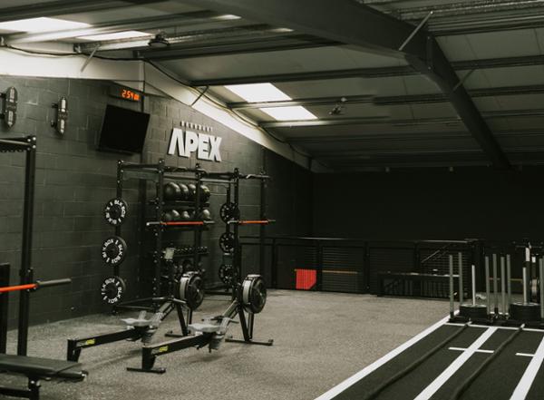Boundary CrossFit chose to install a Hyrox zone on the mezzanine level / photo: Blk Box