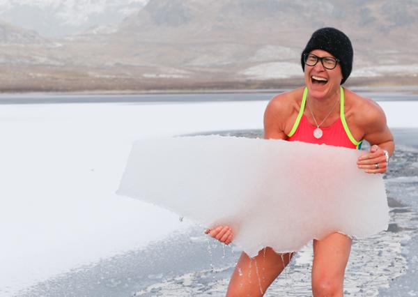 McArthur is a climber, cold water swimming coach, author and artist / photo: jameskirby.me.uk