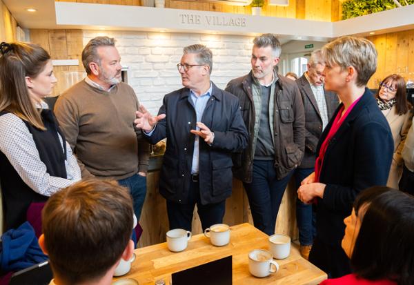 Keir Starmer has revealed he lives on coffee and biscuits / photo: CC BY-NC-ND 2.0. www.Flikr.com