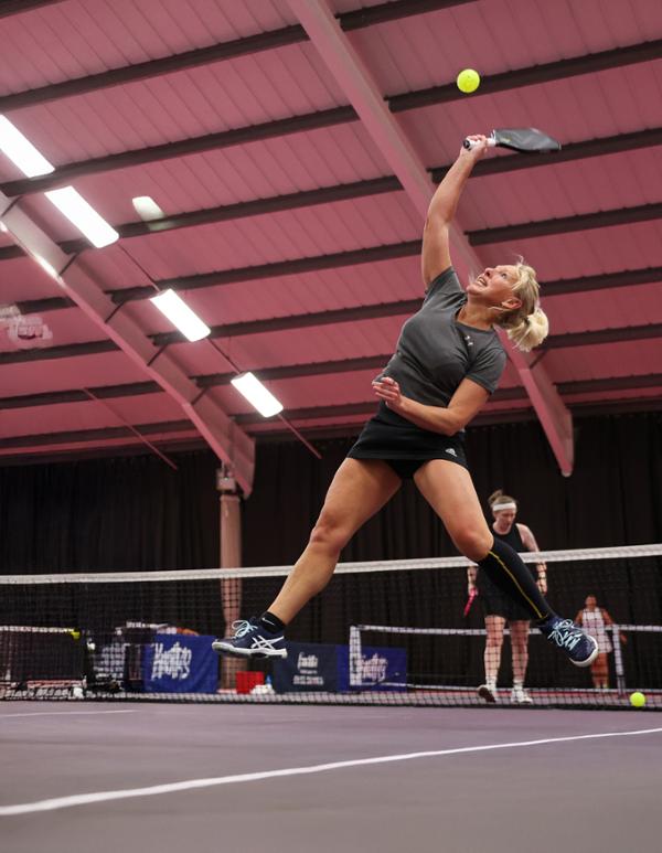 Players can rack up 4-5,000 steps during a casual game of pickleball / photo: Kieran Cleeves/2Tone Creative / Pickleball England